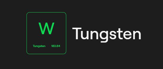 Tungsten